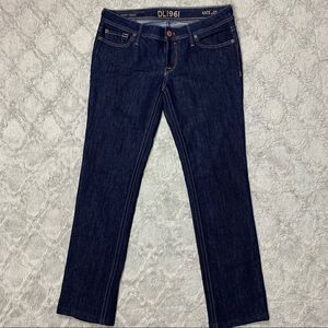 DL1961 Kate Slim Straight twilight blue jeans